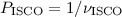 $P_{\rm ISCO}=1/\nu_{\rm ISCO}$
