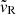 $ \tilde{v}_{\mathrm{R}} $