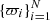 $ \{\varpi_i\}_{i=1}^N $